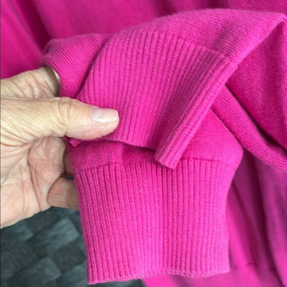 Kim Rogers Pink and White Crew Neck Sweater - Picture 3 of 6
